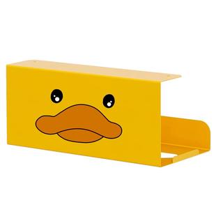 免打孔厨房纸巾架铁艺抽纸巾架家用餐巾纸挂架壁挂式橱柜门纸巾盒