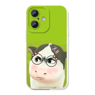 草地牛牛手机壳苹果17华为mate70表情包iPhone16promax周边pura80可爱14适用小米15周边13卡通OPPO春天小清新