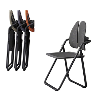 2026新款折叠椅子便携靠背椅家用久坐舒适椅宿舍椅办公人体工学椅