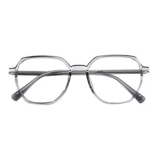 感光变色近视眼镜女款可配度数防蓝光散光变色防紫外线平光近视镜