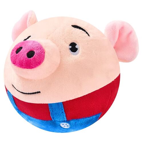 网红音乐跳跳猪玩具婴儿宝宝早教益智礼物弹跳跳球儿童玩偶学说话