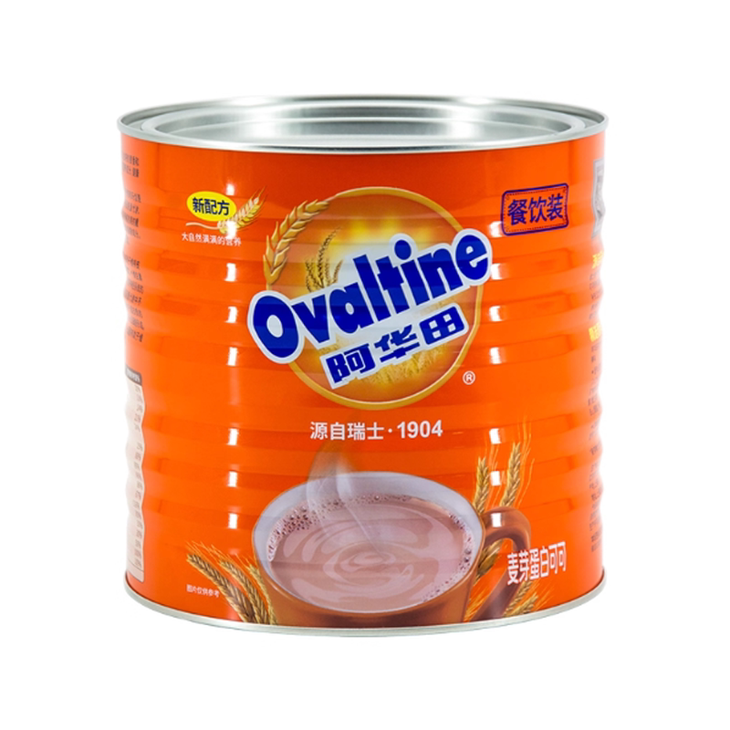 包邮正品阿华田罐装1050g克巧克力速溶可可粉味冲饮品内地餐饮装