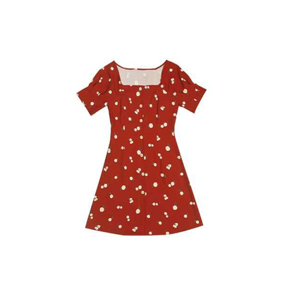 水果乐园初恋法式复古大方印花