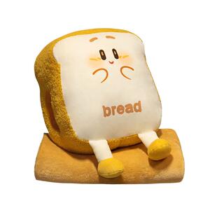 暖手抱枕被子两用可插手三合一午睡枕办公室午休枕趴桌子睡觉枕头