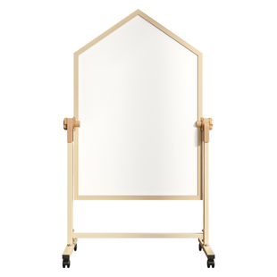 白板写字板支架式双面磁性可移动立式带轮教学培训办公小黑板儿童家用挂式可擦写画板涂鸦墙贴会议公告记事板