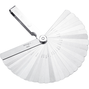 世达塞尺不锈钢高精度气门间隙尺0.02-1.0mm厚薄规塞尺厚度尺套装