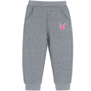 衣拉拉秋冬儿童棉裤1-10岁男童女童三层保暖长裤宝宝加厚夹棉裤子