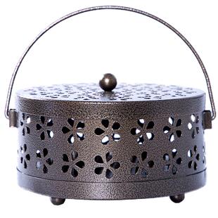 大号加厚蚊香盒带盖防火蚊香盘蚊香炉家用蚊香盘托户外蚊香支架