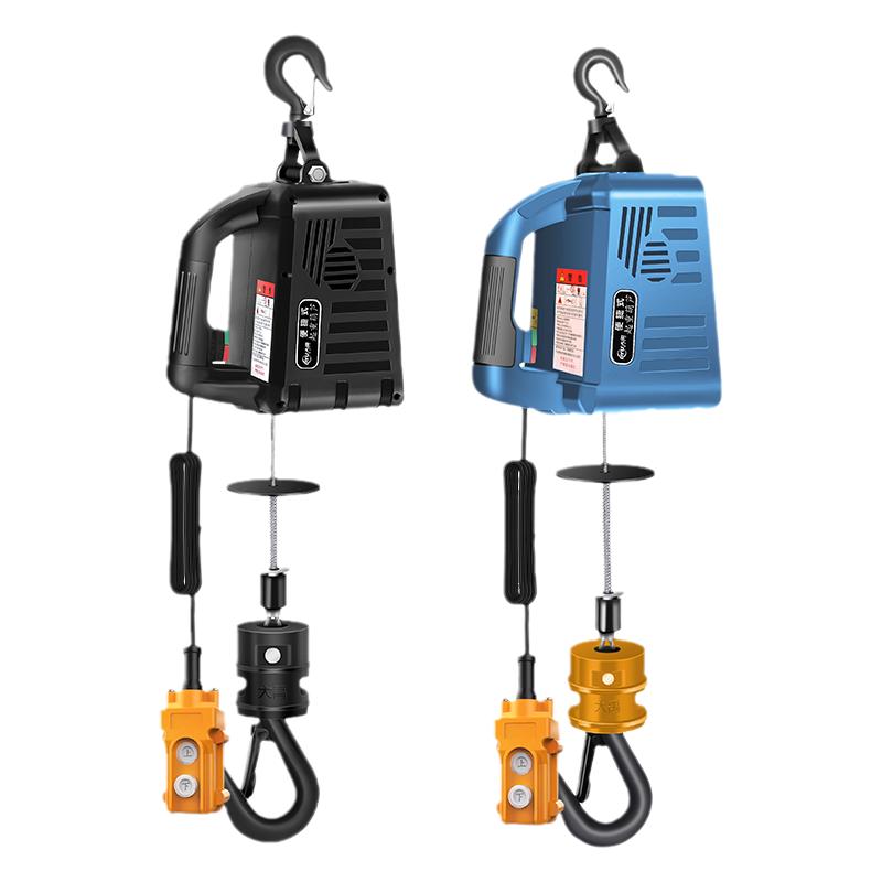 便攜式電動(dòng)葫蘆220V小型吊機(jī)家用0.5噸空調(diào)吊機(jī)無(wú)線遙控
