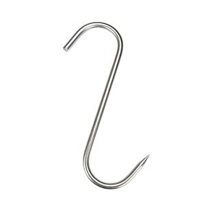 不锈钢挂肉钩特粗S钩屠宰厂挂白条猪肉钩冷库牛肉钩商场卖肉钩子