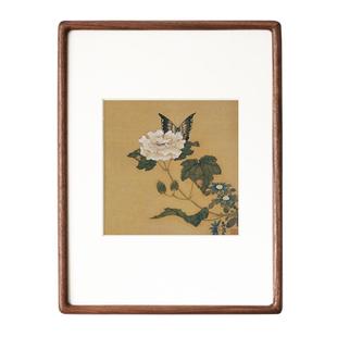 陈洪绶工笔花鸟 宋式美学 新中式书房卧室办公室茶室古典水墨挂画