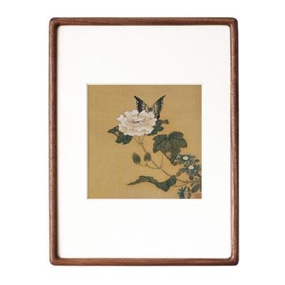 陈洪绶工笔花鸟新中式书房挂画