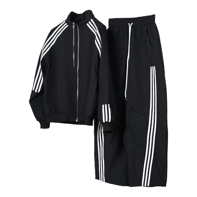 高级感春秋立领防泼水赛车服套装