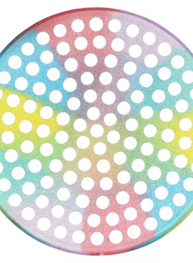 华柔太极柔力球拍面炫彩125孔专用硅胶拍面替换网面配件高弹耐用