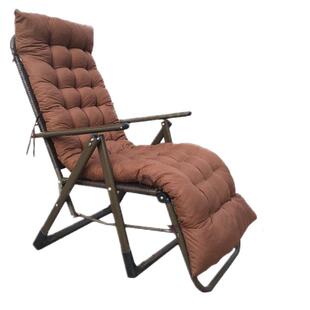 加厚躺椅垫子藤椅摇椅坐垫沙发通用填充棉垫休闲竹椅座靠背垫一体