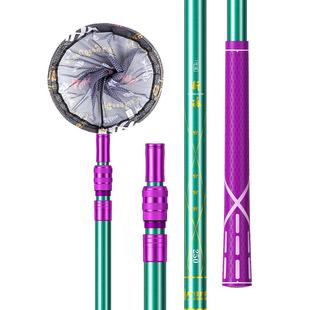 佳钓尼抄网竿超轻超硬碳素大物抄鱼网头全套钓鱼伸缩折叠特硬裸杆