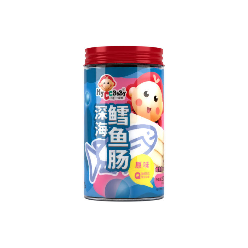 我D小蔡蔡深海鳕鱼肠桶装儿童