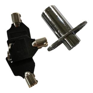 佳杰车位锁地锁专用锁芯 统开钥匙 十字锁心钥匙地锁钥匙通用