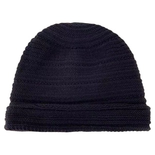 高品质含羊毛针织堆堆帽子女秋冬季大头围保暖加厚毛线帽护耳冷帽