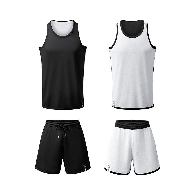 UHBALLER美式双面篮球服套装id