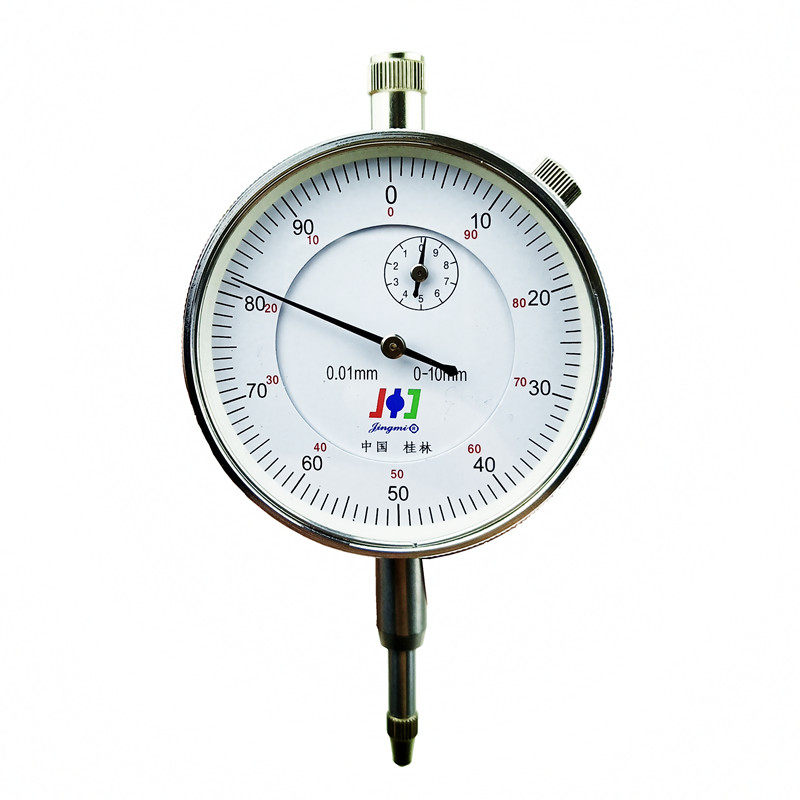 桂林精密百分表0-10mm 高精度0.01 指示表头精准测量0-5-30机械校