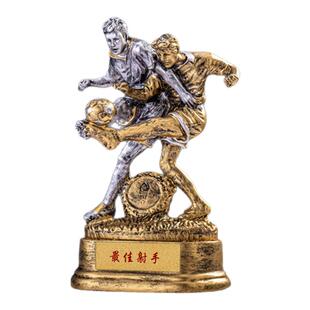 足球篮球树脂奖杯定制定做运动会金哨奖比赛冠军优秀球员裁判射手