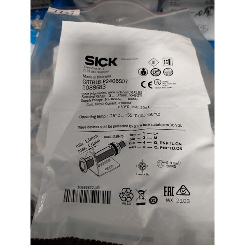CRTB18P06S07西克传感器工业自动化控制配件议价维修