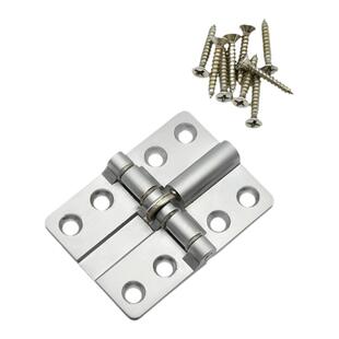 0度90度180度锌合金定位铰链折叠平开折合页荷叶内置弹簧调节力度