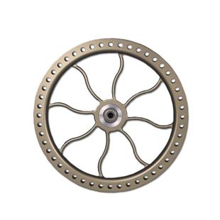 威武飞鱼航空铝材质八卦轮远投鱼线轮轻盈转速快手拨轮谷麦前打轮