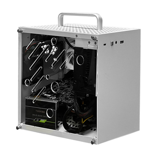 迷你小机箱itx主板侧透便携式主机组装建电脑外壳SFX电源小方块