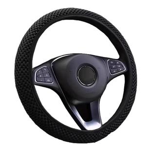 汽车方向盘套夏季透气冰丝网布无内圈把套新款四季通用防滑吸汗