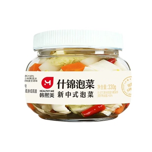 韩熙美中式什锦泡菜甘蓝白萝卜即食下饭菜泡椒酸甜脆爽下饭菜榨菜