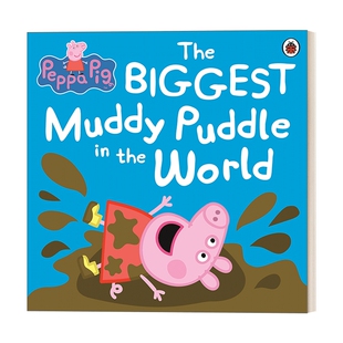 英文原版 Peppa Pig: The BIGGEST Muddy Puddle in the World Picture Book 小猪佩奇 世界上最大的泥坑 儿童绘本 英文版 进口书
