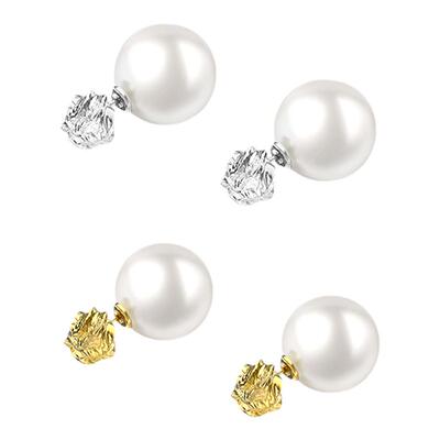 莓拉小众设计奶油耳钉