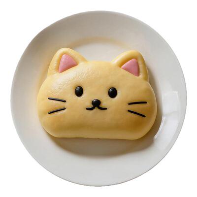 卡通猫咪小狗荷叶夹馒头模具花样
