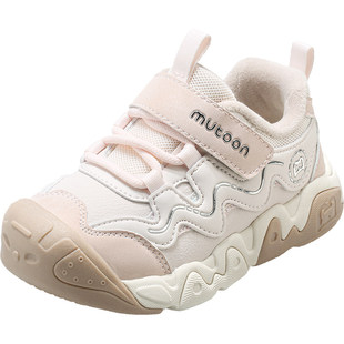 牧童儿童运动鞋2025秋冬新款女童减震户外小童鞋加绒保暖男童鞋子