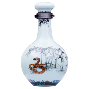 牛栏山二锅头 53度青龙生肖(蛇)(龙)珍品1000mL白酒单瓶装