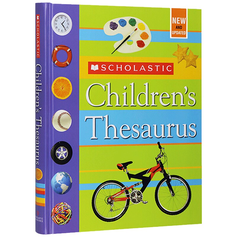 华研原版 学乐儿童英语同义词词典 英文原版Scholastic Children’s Thesaurus 500多个中心词2500个同义词英文版字典进口英语书籍
