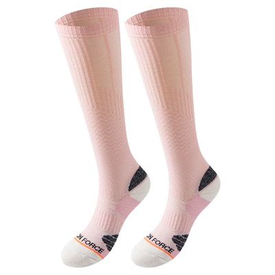 宝图曼运动袜女马拉松跳绳压力跑步专业弹力长筒袜子压缩袜马拉松