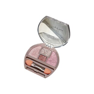 HERORANGE迷雾卧蚕眼影综合盘粉色珠光细闪眼角鼻头提亮自然持久