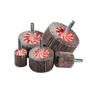 带柄叶轮磨头百叶轮纱布打磨头除锈砂纸圈砂轮百叶片砂纸页轮抛光