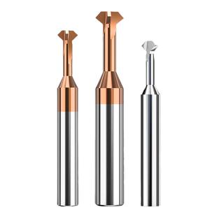 钨钢上下倒角刀90度双面数控T型倒角铣刀正反双面去毛刺外倒角器