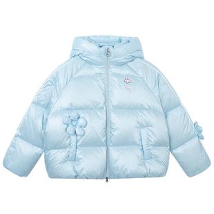 PUMA彪马官方正品 新款儿童女童冬季羽绒服轻盈保暖时髦甜美外套