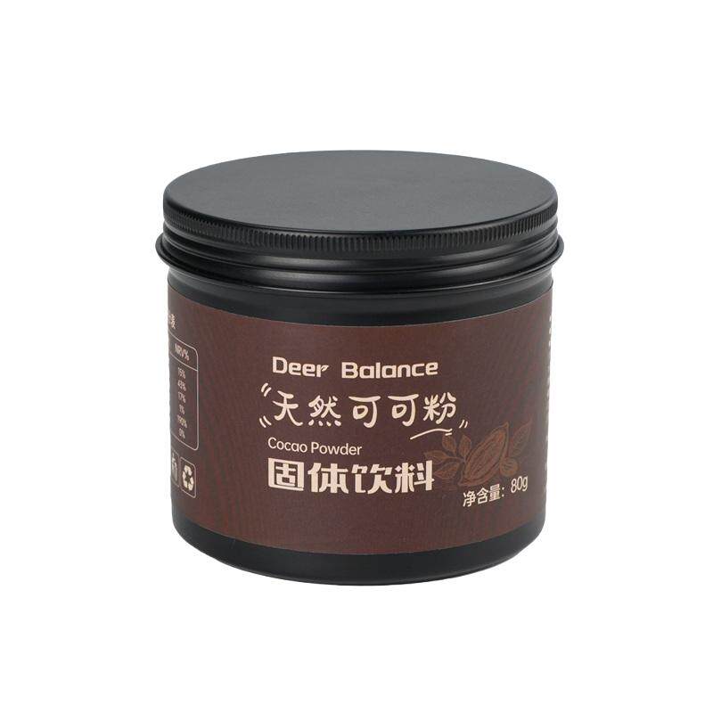 DeerBalance原生未碱化天然可可粉进口原料品质多酚类K氧化补充