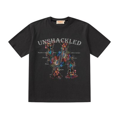 情侣搭配花卉涂鸦原创设计