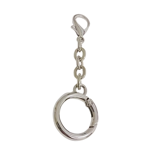 DIY短链双扣电镀龙虾扣上下开口金属饰品包挂件配件毛球挂件扣环