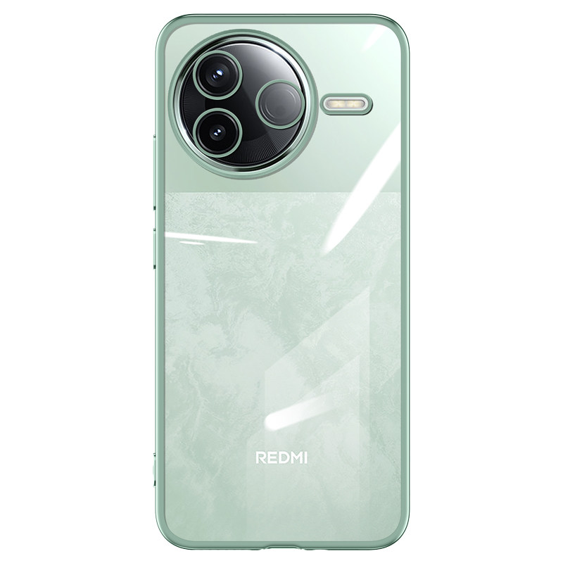 适用红米K80手机壳Redmik80至尊版专用小米K70Pro新款Redmi透明的镜头全包防摔Ultra软硅胶女生E男士