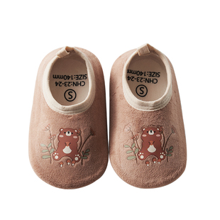 宝宝地板鞋春秋婴儿室内防滑隔凉地板袜男女童软底保暖学步鞋袜