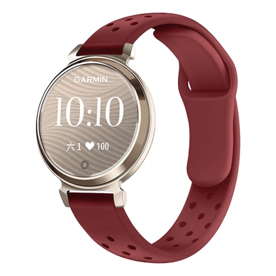 新款酒红色适用小米watchS4表带