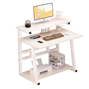 电脑桌台式家用卧室床边可移动学习长桌小型简易办公工作台电竞桌